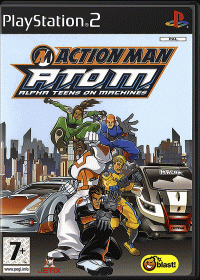 Action Man A.T.O.M: Alpha Teens on Machines PAL Playstation 2 PAL box art